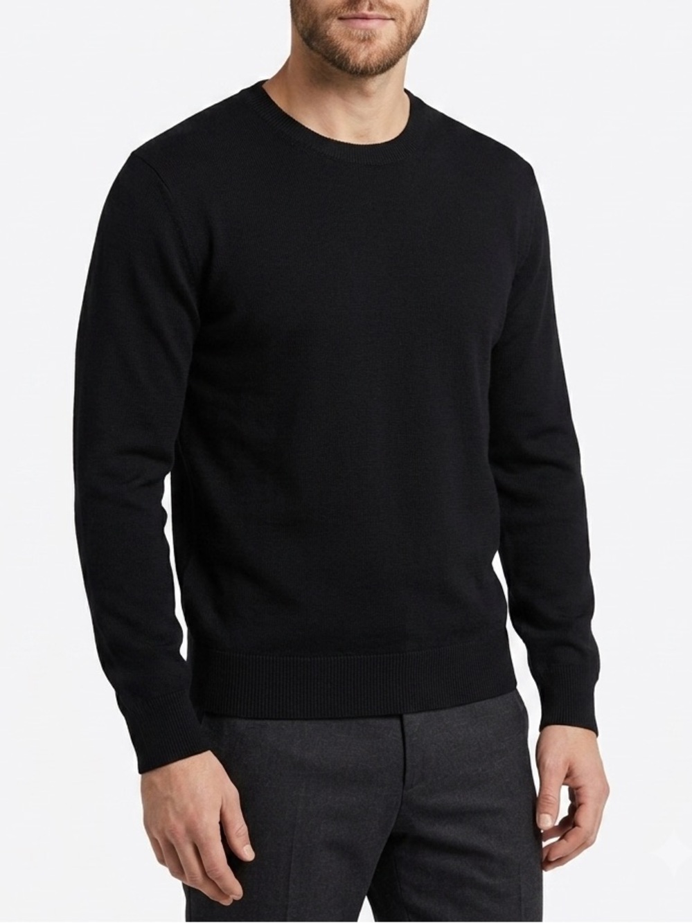 NWT IRO Rain Sweater Merino Wool Black Mens Sz XXL